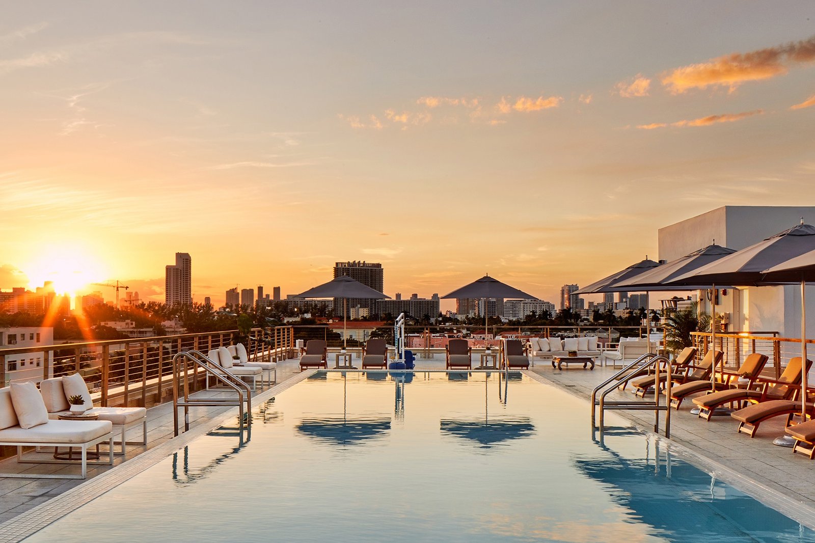 Rooftop swimming pool
